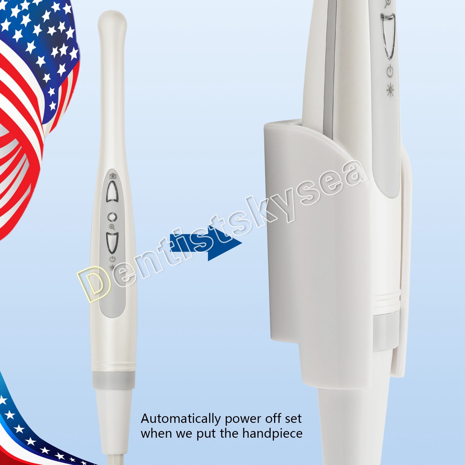 Dental Ultrasonic Piezo Scaler Handpiece fit For EMS WOODPECKER type Tips 135℃
