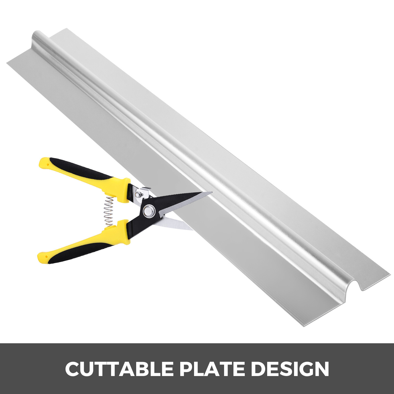 VEVOR 100pcs – 4′ Aluminum Radiant Floor Heat Transfer Plates for 1/2″ PEX USA