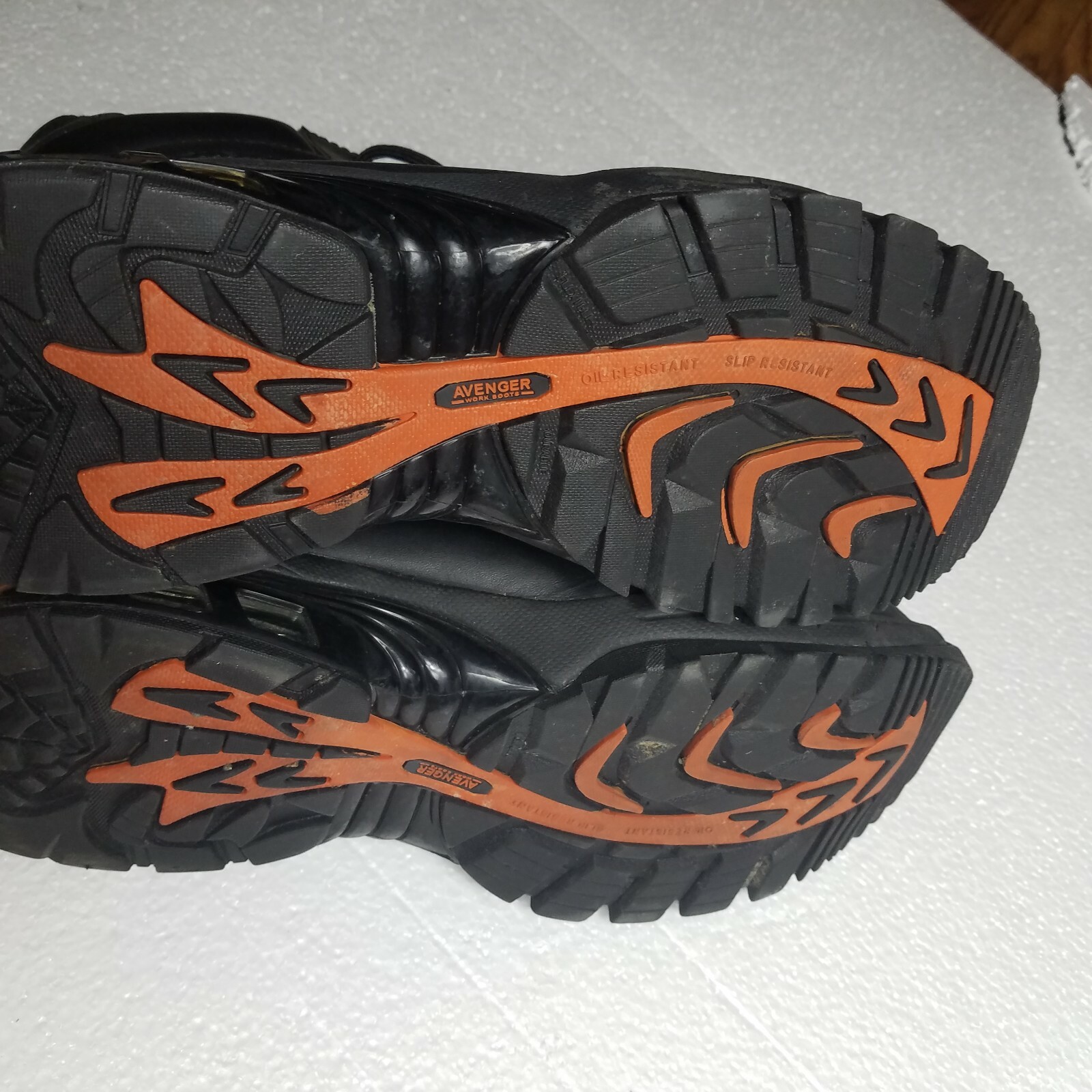 Avenger Safety Footwear A7248-W Work Boots Black,Composite,Pr