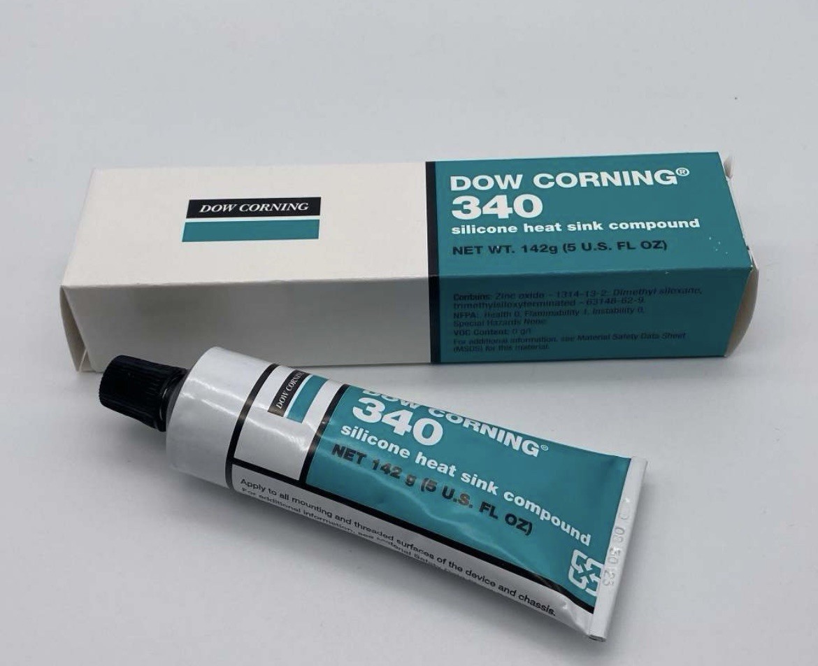 DOWSIL 340 Heat Sink Compound Lubricant/Grease White 142g Tube NEW Exp 2029+