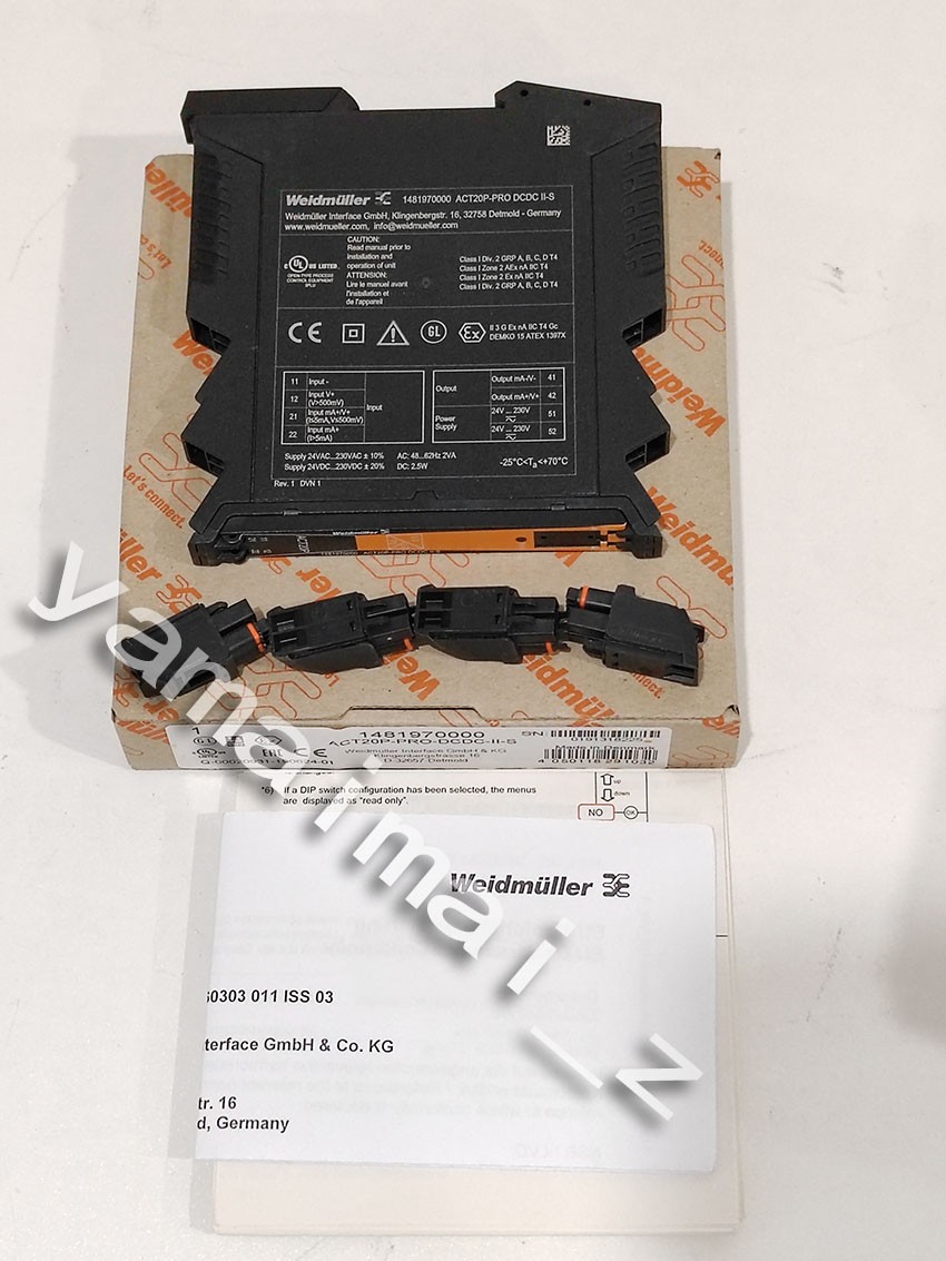 1481970000 ACT20P-PRO DCDC II-S NEW Weidmuller Isolator ACT20P-PRO DCDC II-S