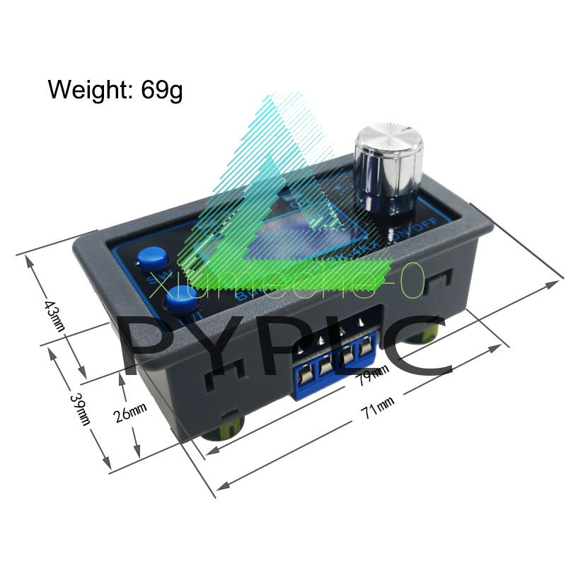 0.5-30V Adjustable DC-DC Buck Boost Converter CC CV Output Power Supply Module F