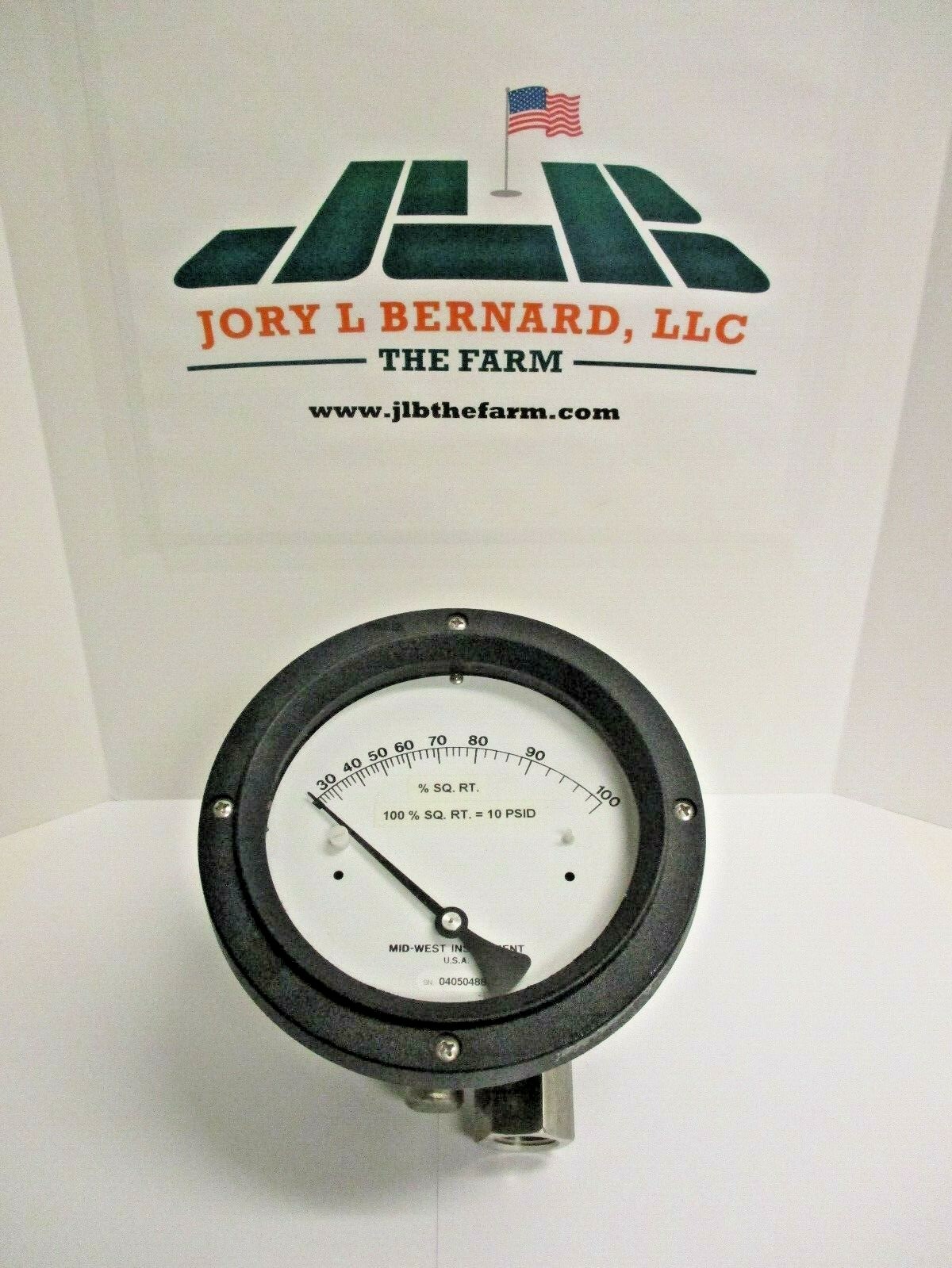 MID-WEST 0-100% SQ ROOT ANALOG PRESSURE GAUGE, 130SC-54-OO