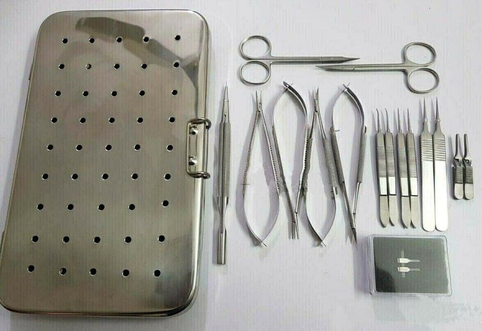 Micro surgery set Micro needle holder scissors Micro Surgical instruments