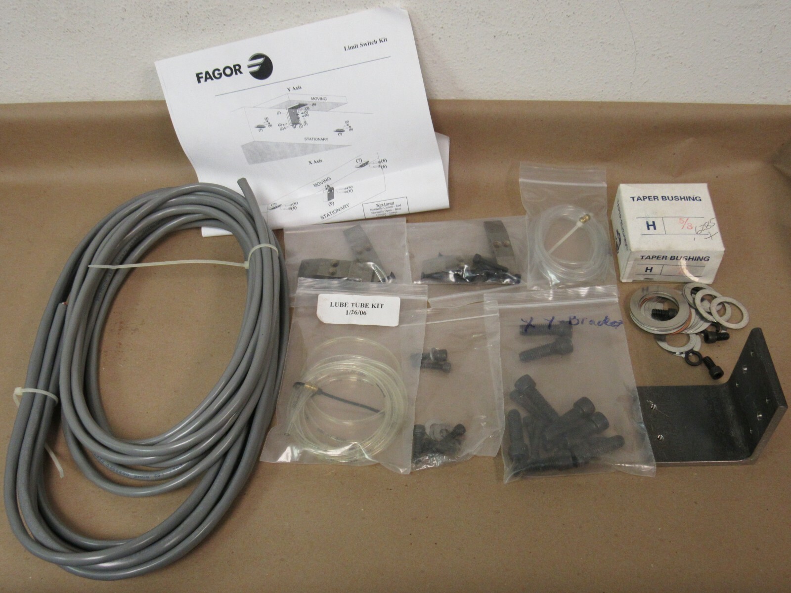 FAGOR LIMIT SWITCH KIT FOR X AXIS Y AXIS