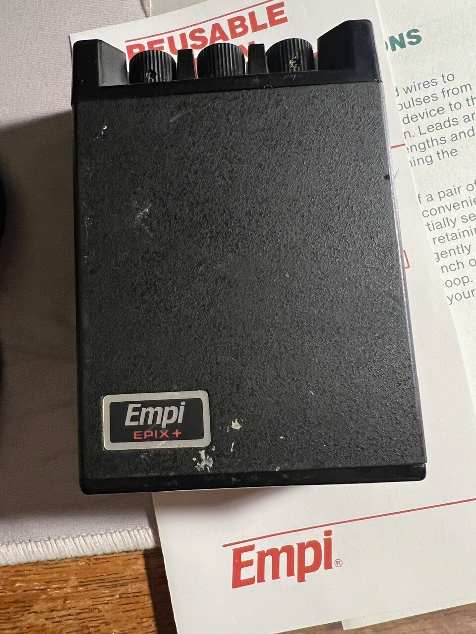 Empi Epix + 982H TENS_Pain Relief_Nerve Stimulator_w/ Case & Other Accessories
