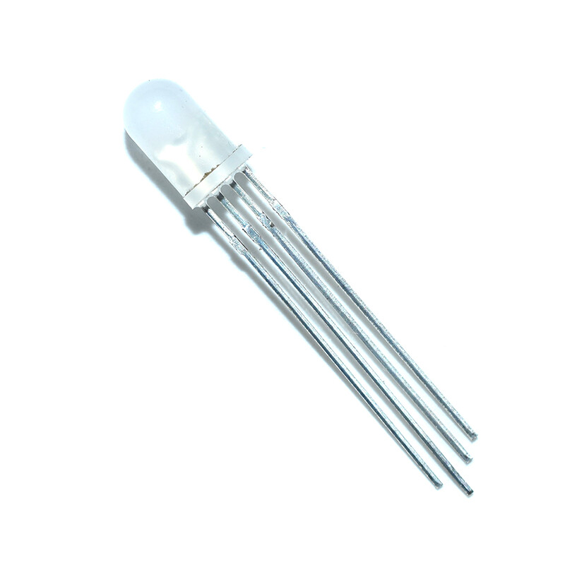 Ultra Bright LEDs 5mm White Clear Diffused Bulb Common Cathode / Common Anode