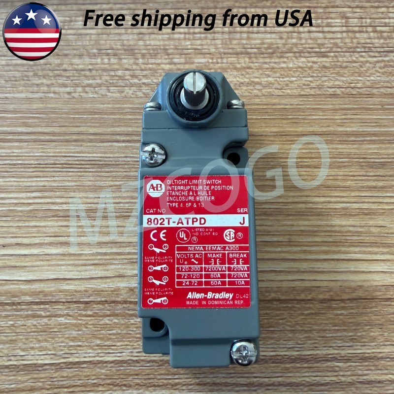 2PCS NEW For Allen Bradley 802T-ATPD OilTight Limit Switch Series J