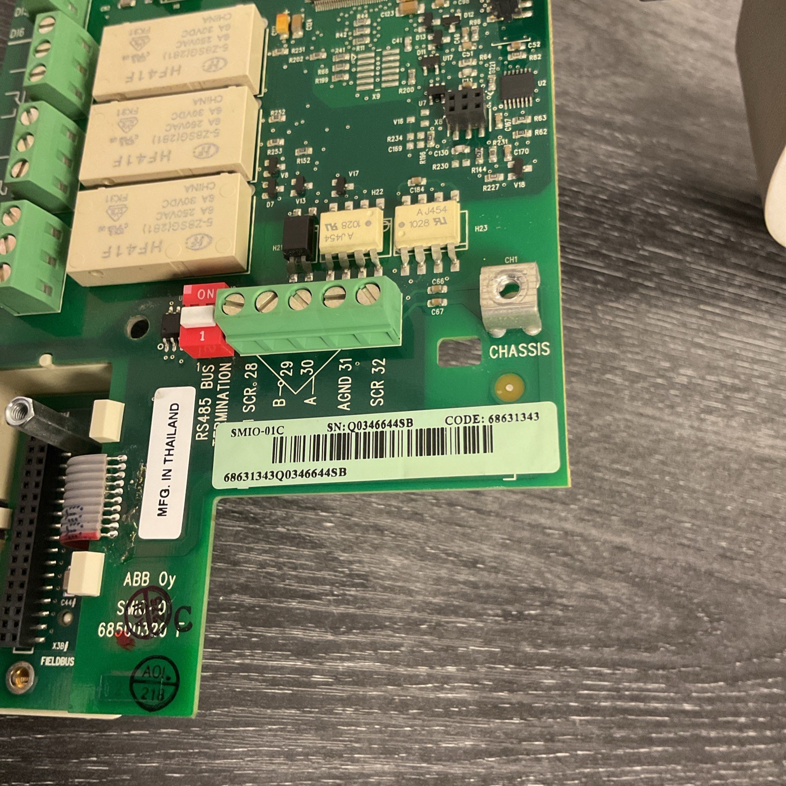 ABB ACS550 SMIO-01C Control Board