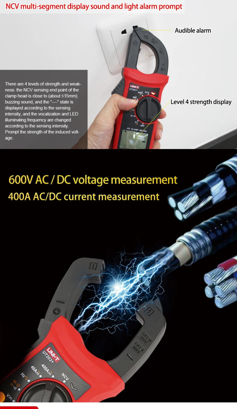 Clamp Meter Digital Tester Professional Voltmeter Pliers Ammeter Electric Tester