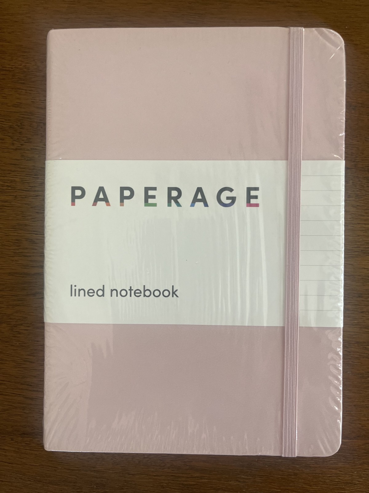 PAPERAGE Lined Journal Notebook (Pink), 160 Pages, 5.6 x 8 in, Sealed