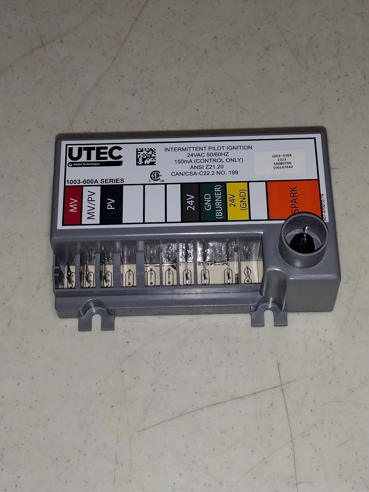 UTEC 1003-600A SERIES INTERMITTENT PILOT IGNITION CONTROL 24VAC X6 PIECES NEW