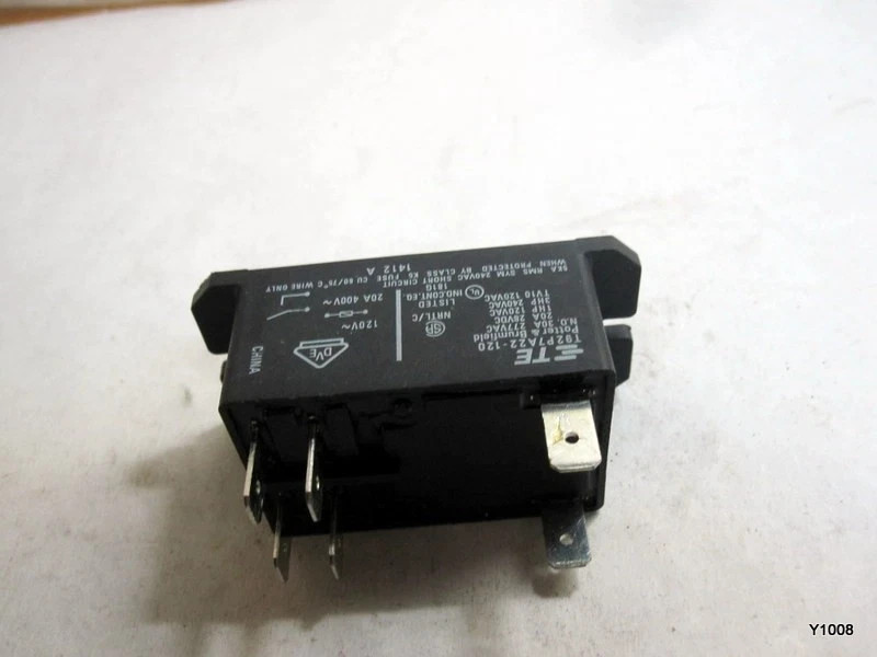 TE/Tyco Power Relay T92P7A22-120 30A DPST 120v 6 pin SET OF 2