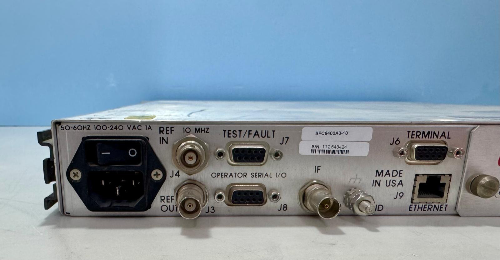 Radyne SFC6400A C-Band Up Converter – TESTED TO POWER ON – No Accessories