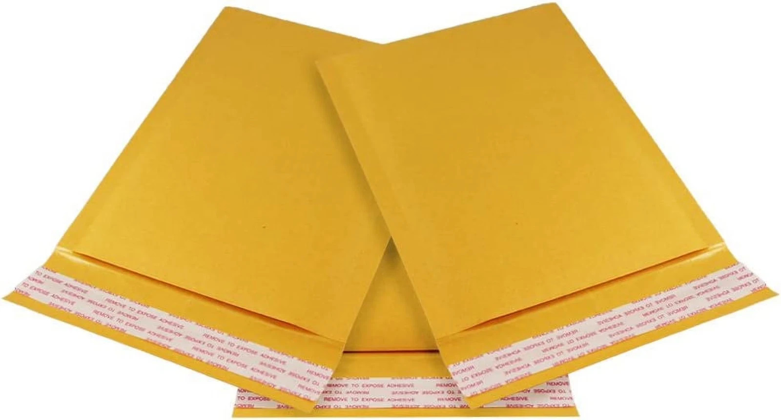 #00 50 pcs Kraft Bubble Mailers Shipping Mailing Padded Bags Envelopes Self-Seal