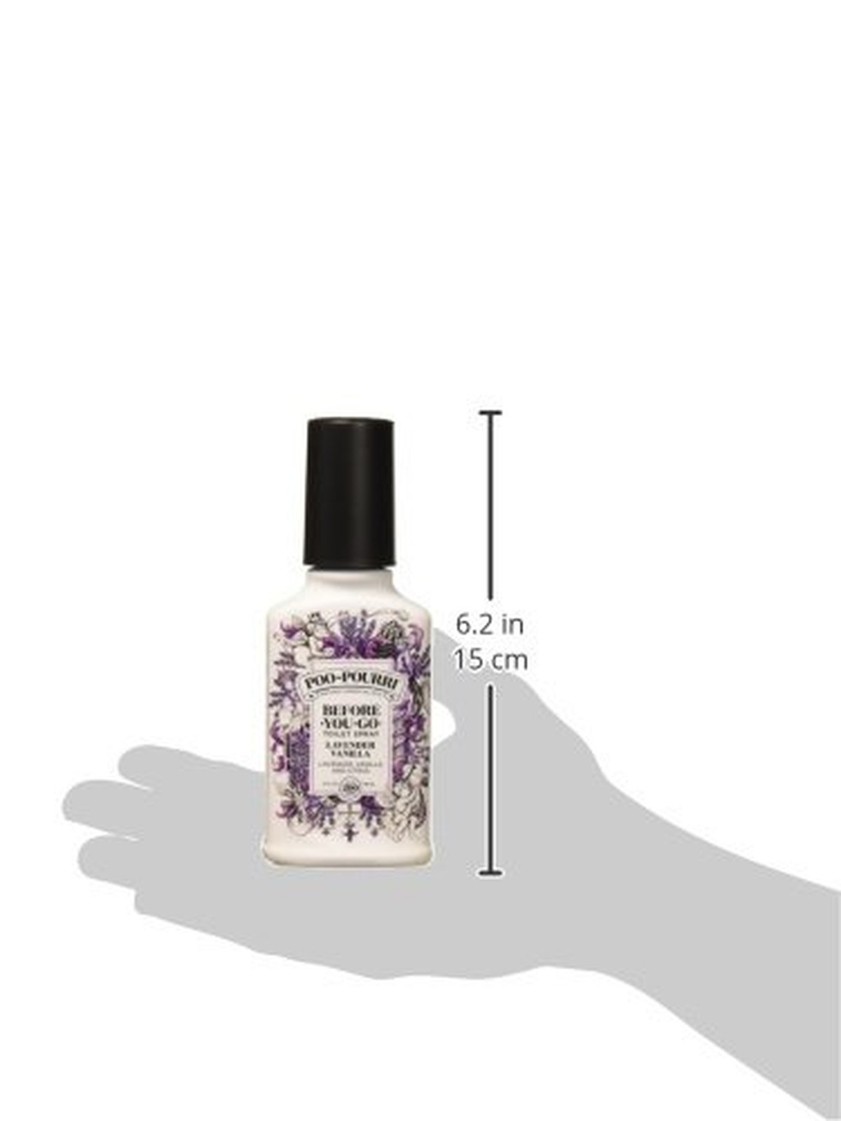 Poo-Pourri Before-You-Go Toilet Spray, Lavender Vanilla, 4 Fl Oz, Up to 200 U…