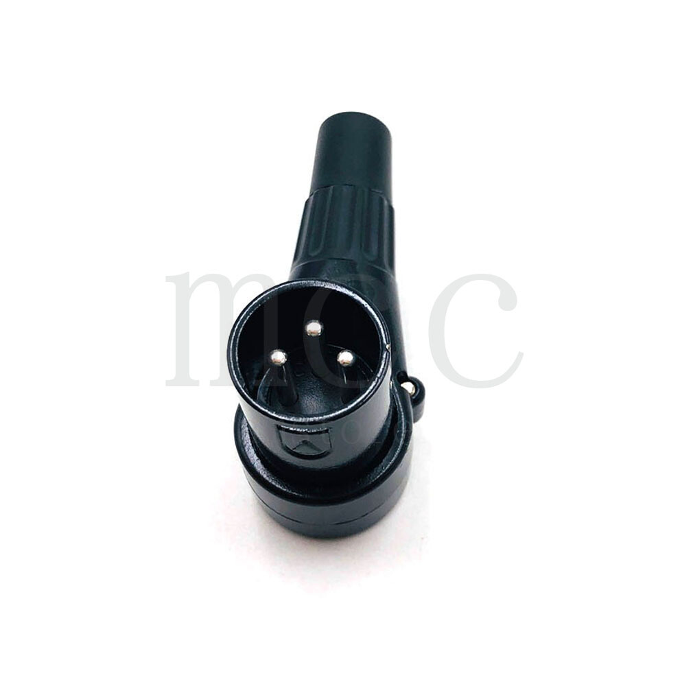 3 Pin XLR Male/ Female Jack Mic Cable Right Angle 90 Degree Audio Wire Connector