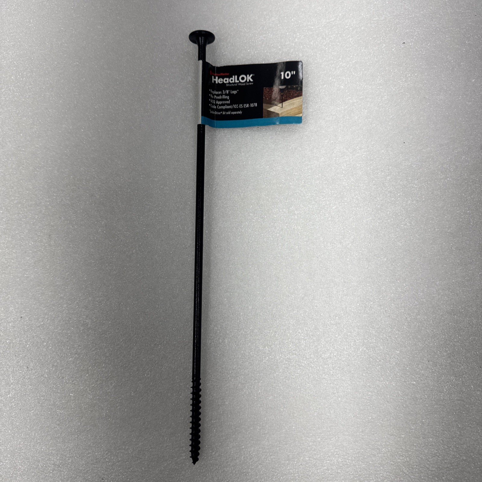 Lot Of 12 FastenMaster HEADLOK Structural Wood Screw 10″ – FM-166FF