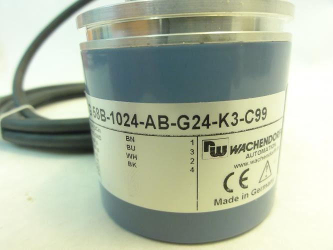 201444 New-No Box; Wachendorff WDG58B-1024-AB-G24-K3-C99 Rotational Encoder