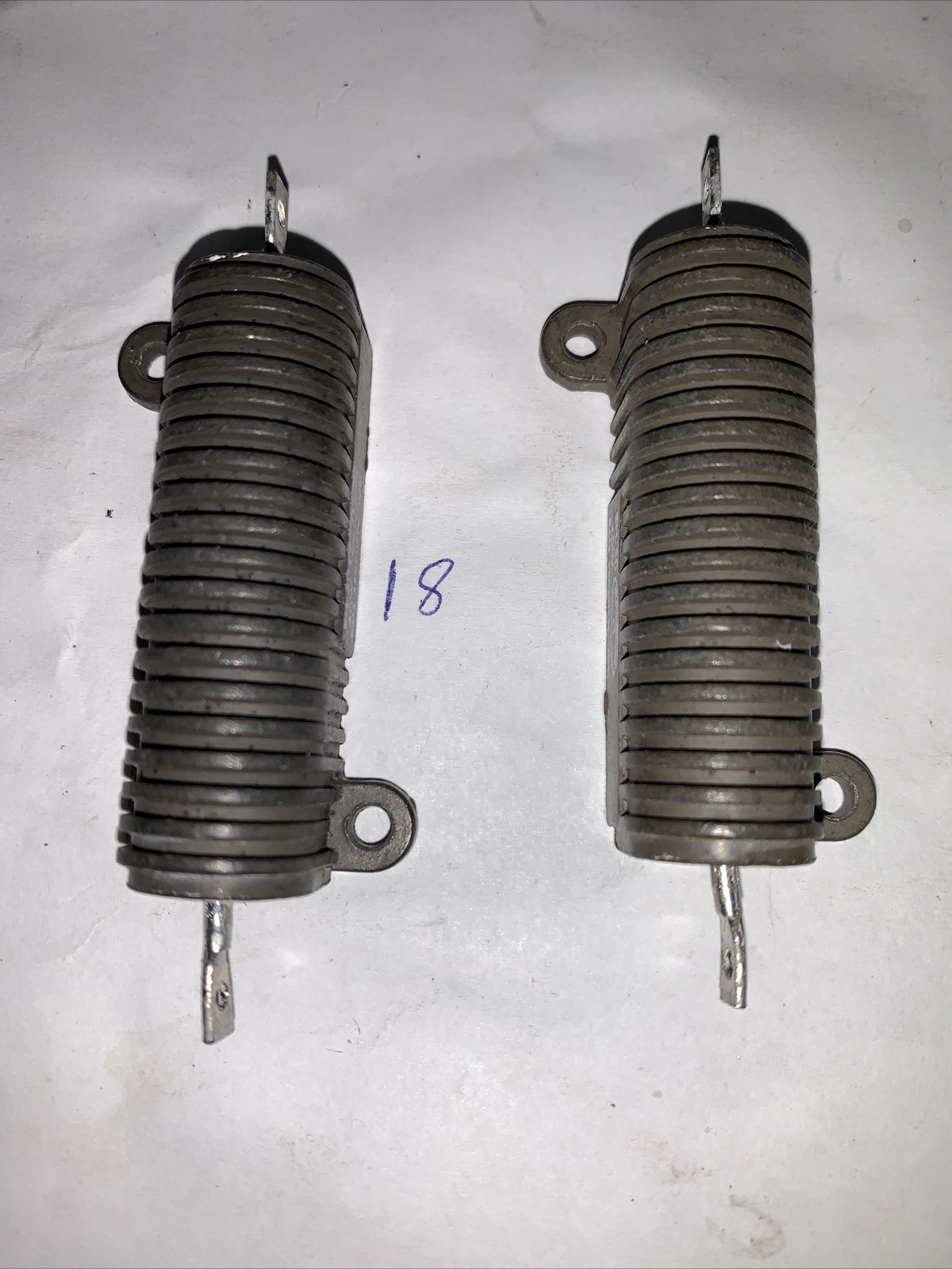 Dale wire wound 900 Ohm 40 Watt Black Resisters Quantity Of (2) *NEW*