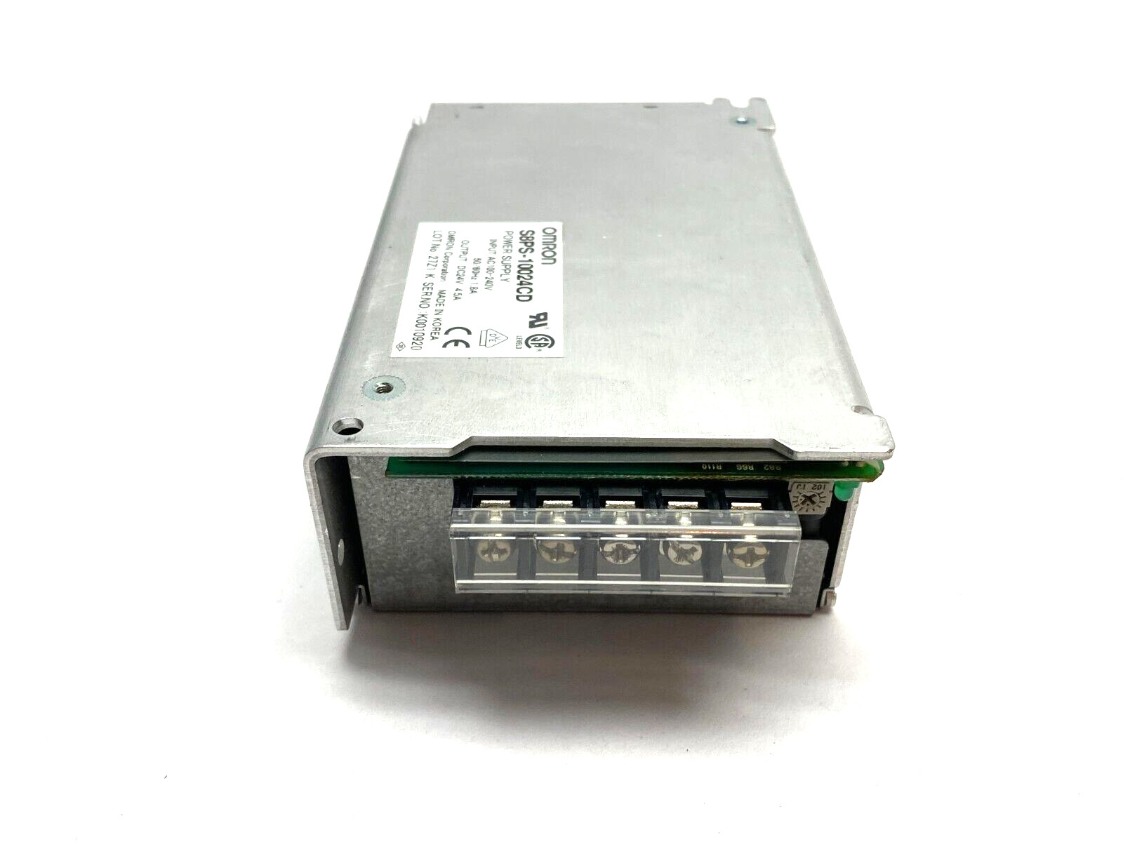 Omron S8PS-10024CD Power Supply DIN Mount AC100-240V 50/60Hz 1.8A Input