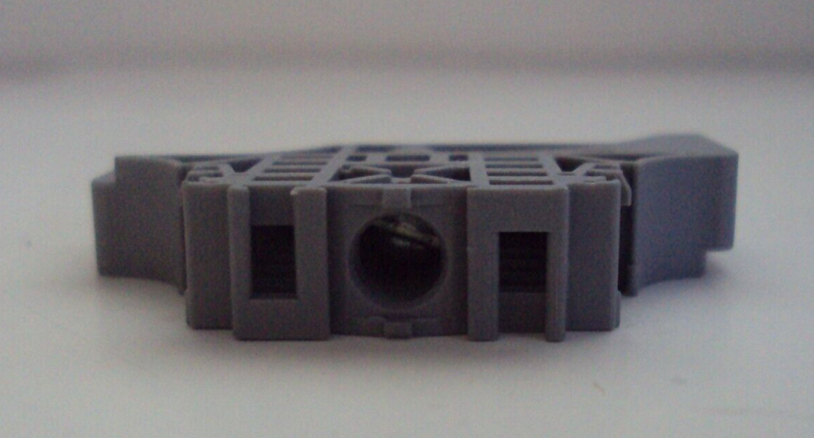 ENTRELEC END STOP P/N: BAM2 DIN RAIL MOUNT 10MM STEEL CLAMP GRAY (LOT OF 100)