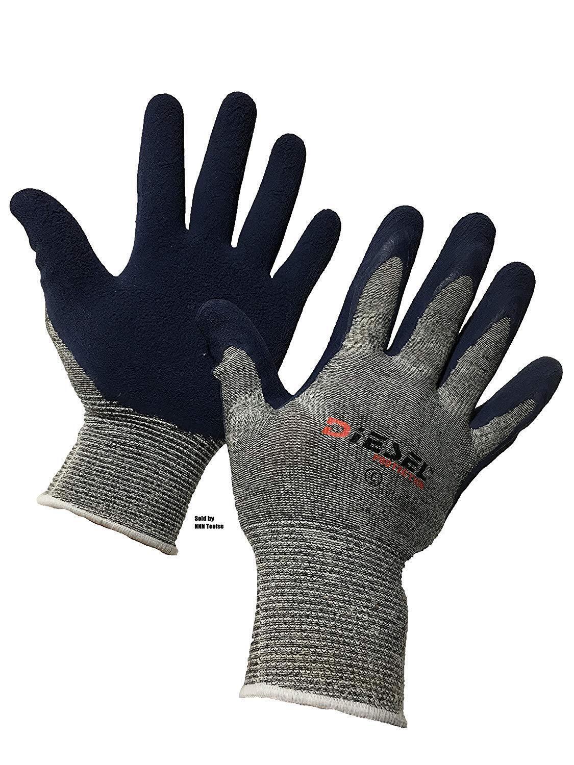 12-Pair Diesel Foam Latex {D-GRIP FOAM}-Size:Small-XLarge-By Diesel Protection