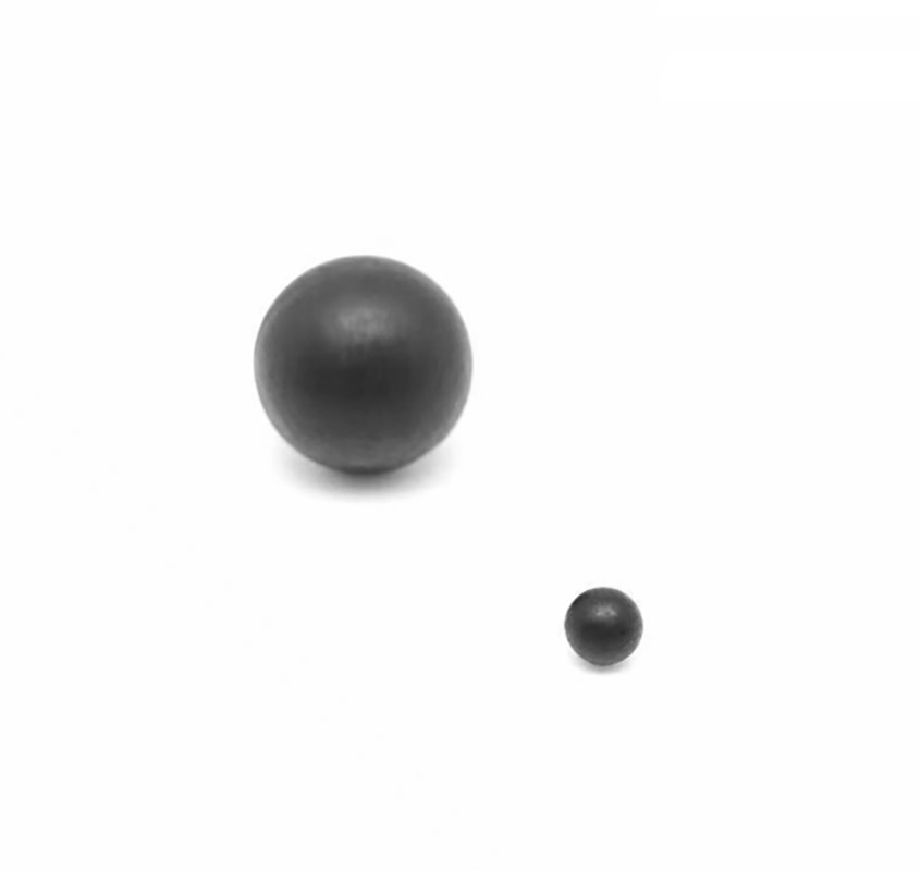 Dia:4mm-12.7mm Nitrile Rubber Solid Balls Bouncy Ball Black NBR Oil Resistant