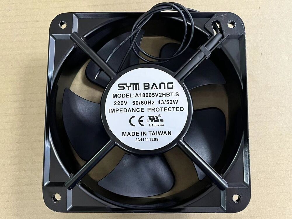 1PC A18065V2HBT-S For SYM BANG 220V 0.22A 43/52w 180*180*65mm axial flow fan New
