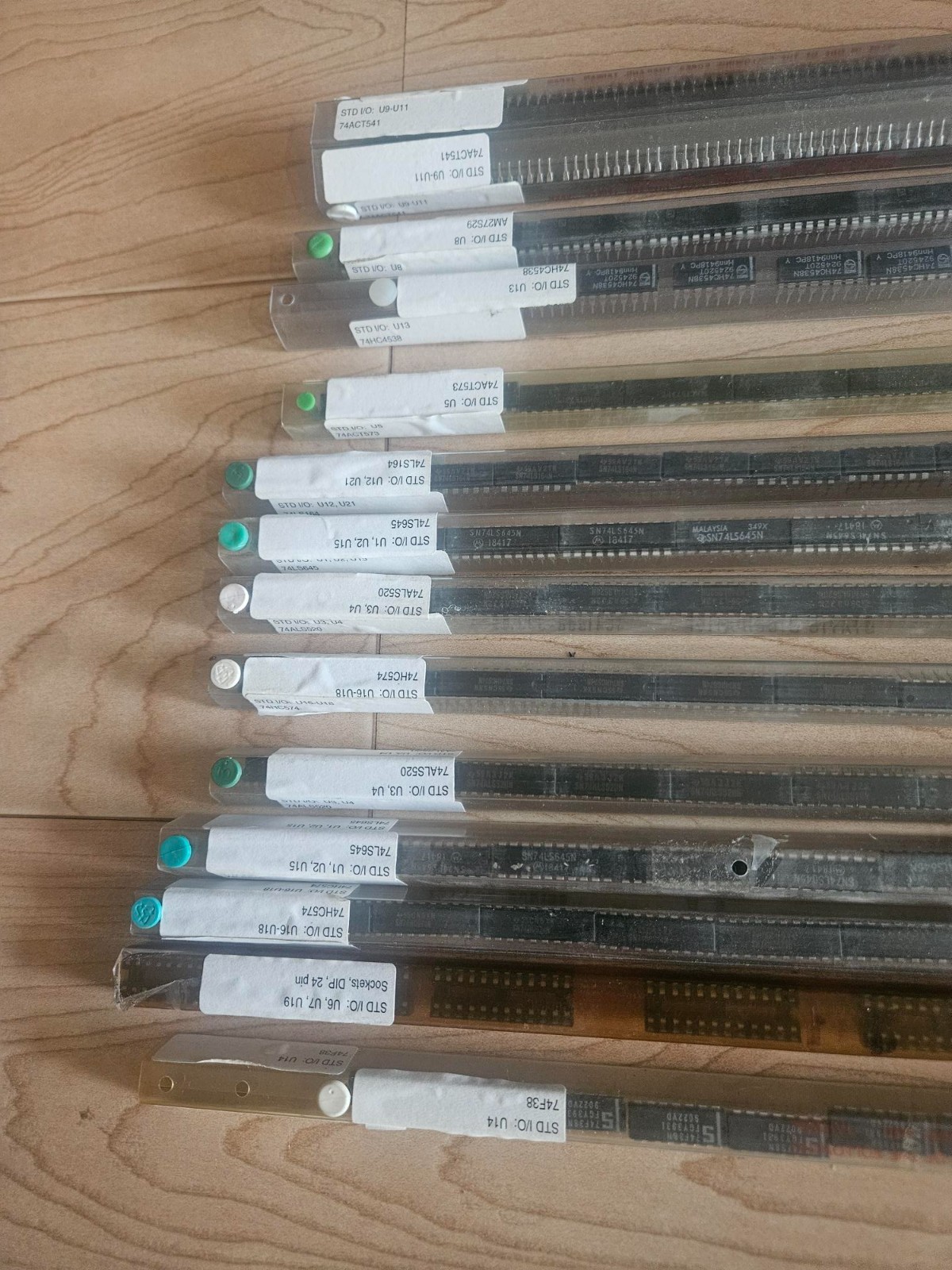 Large Mixed Lot of NOS Integrated Circuits in original storage tubes