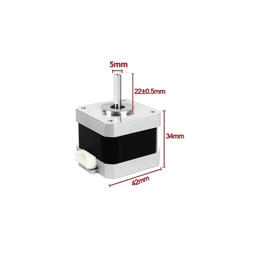 【US】Nema 17 42 Stepper Motor 0.28Nm/0.42Nm/0.56Nm 4-lead for 3D Print/CNC Router