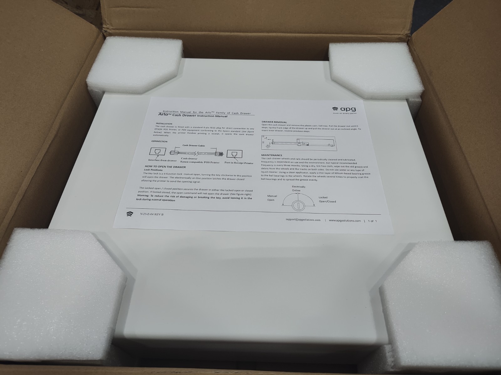 AccuPOS Touch Terminal Dual Screen POS System POS166A with Cash Drawer & Printer