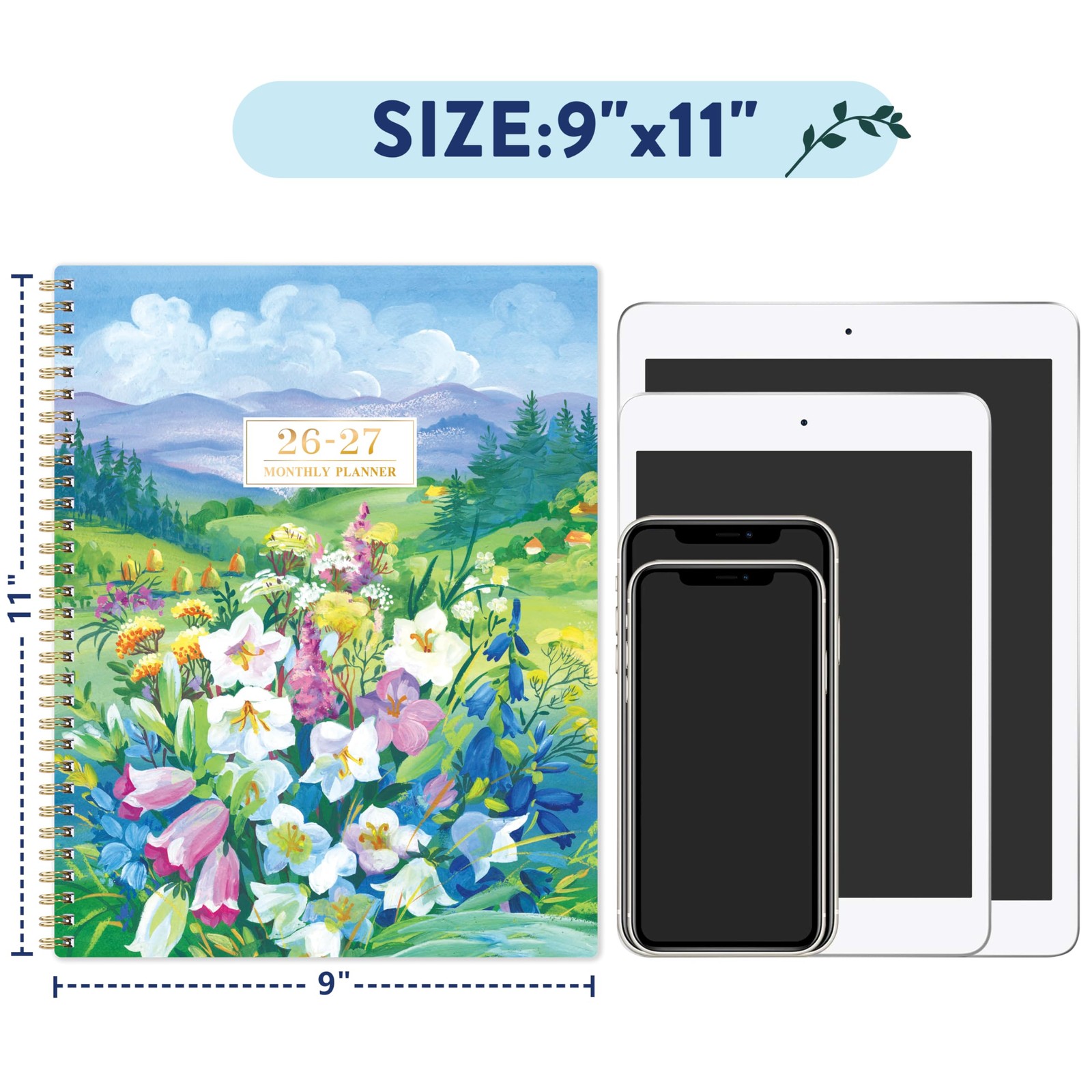 Monthly Planner 2026-2027 – 2 Year Planner 2026-2027, JAN. 2026 – DEC. 202