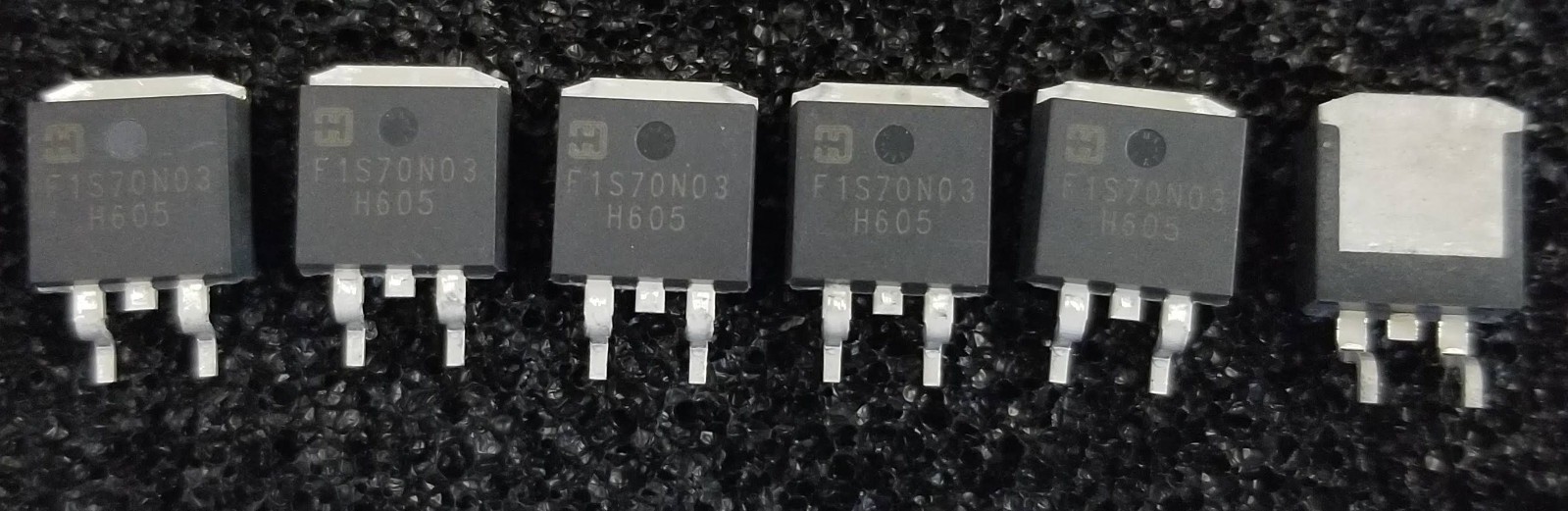 6x Harris RF1S70N03SM MOSFET 70A 30V 0.01Ω N-Channel Enhancement Mode NEW Ship!