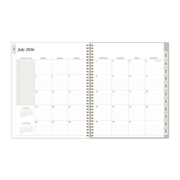 8.5"x11" 2026-2027 Weekly/Monthly Planner Solid Soft Sage Safety