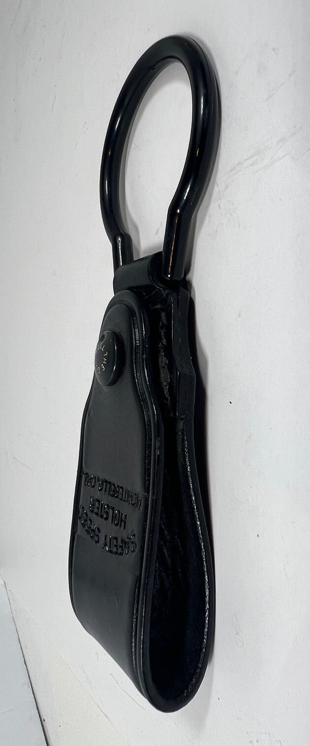 Safety Speed Holster Black BW Leather «D» Cell Flashlight Holder Duty Gear