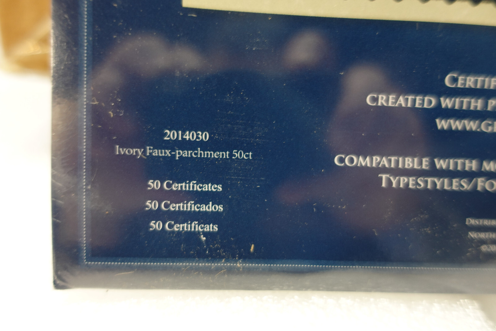 50 Sheets Faux Parchment Paper – 8.5 x 11″ Certificate & Resume Paper (Ivory)
