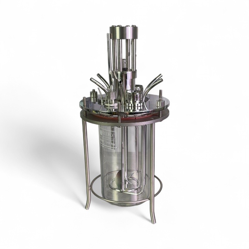 Sartorius Applikon Biotechnology -1/0.5 Barg Bioreactor Vessel Headplate & Stand