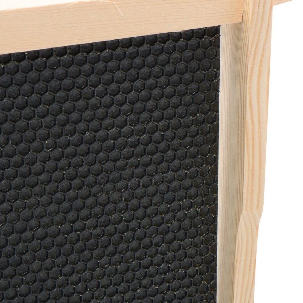 4 Layer 8 Frame Bee Hive Beeswax Coated Includes Beehive Frames and Foundations