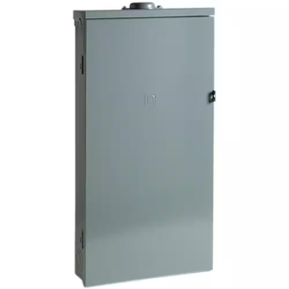 QO 200 Amp 8-Space 16-Circuit Outdoor Main Breaker Load Center with Feed-Thru Lu