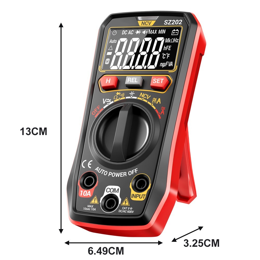 SZ202 Digital Multimeter for Measuring Current and High Voltage Signals