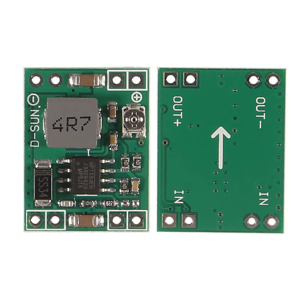 Mini MP1584EN DC-DC Buck Converter Adjustable 24V to 12V 9V 5V 3V 8 Pack