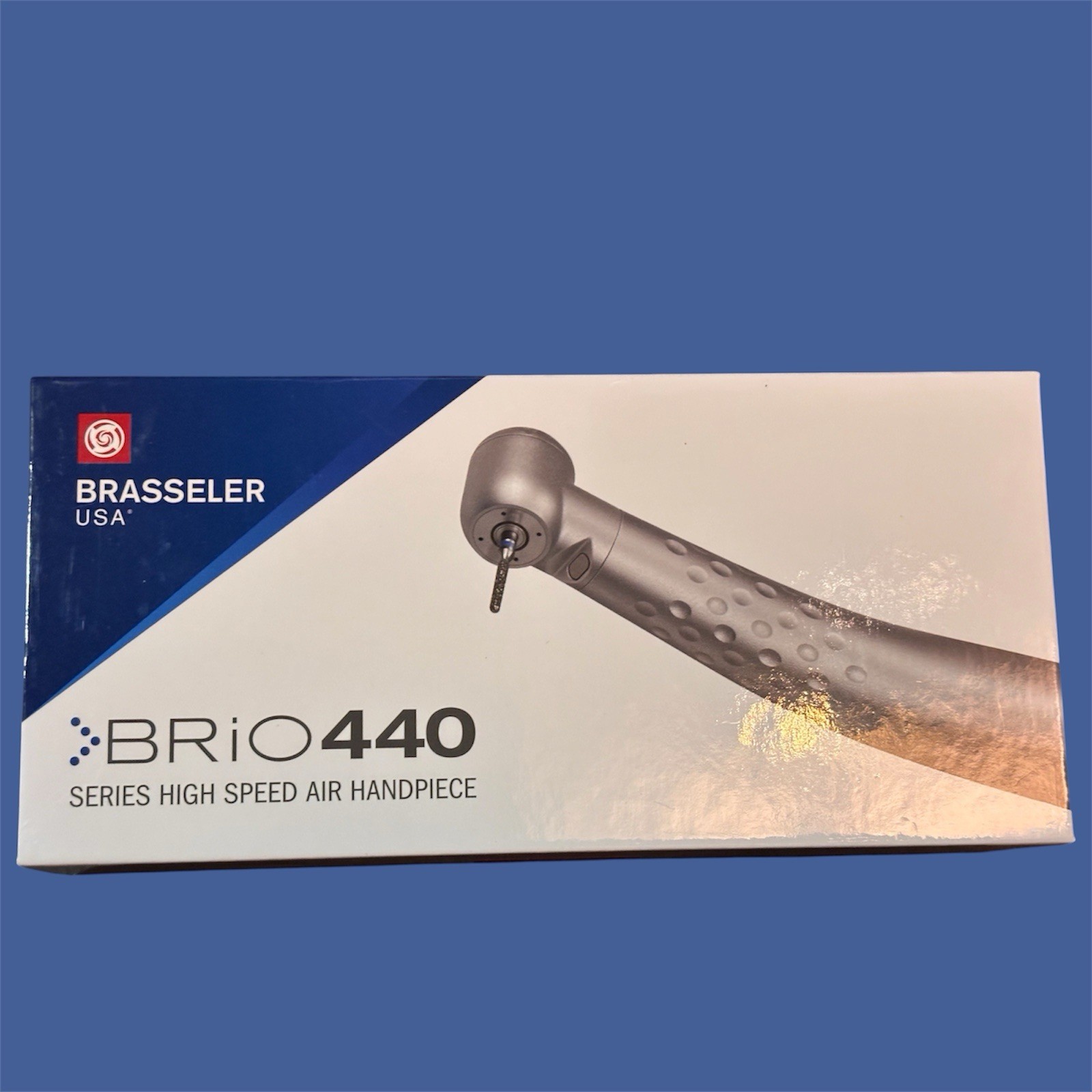 Brasseler USA BRiO 440 High Speed Air Dental Handpiece Straight Autochuck 4-Hole