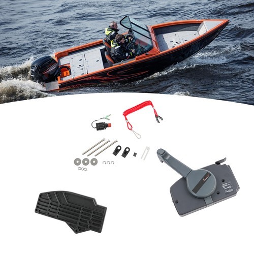 9.06*5.12*6.3in Side Or Handlebar MountOutboard Remote Control Box Remote Start