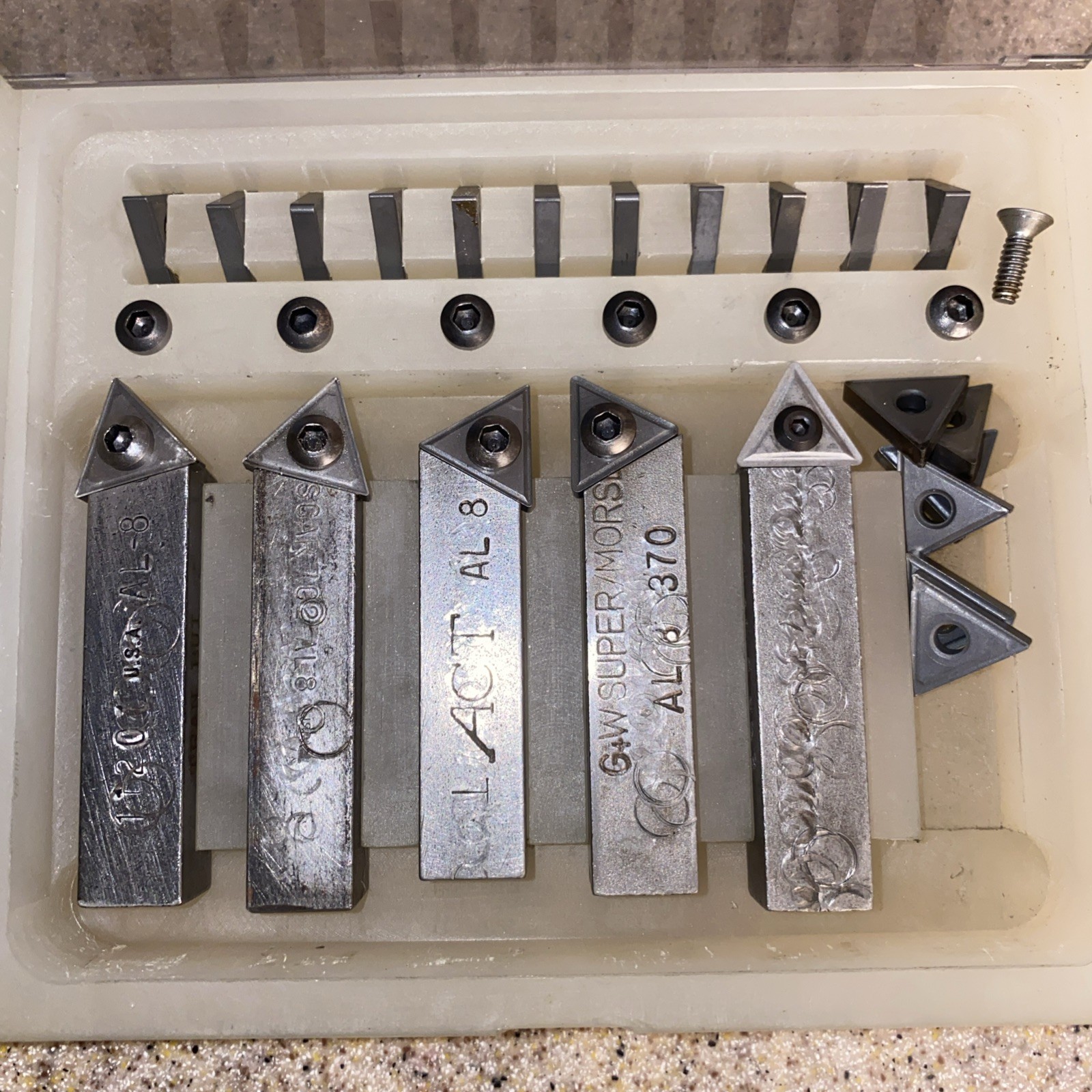 ACT Carbide Tip Indexable Threading Tool Bit Multiple Brands 17 Carbide Inserts