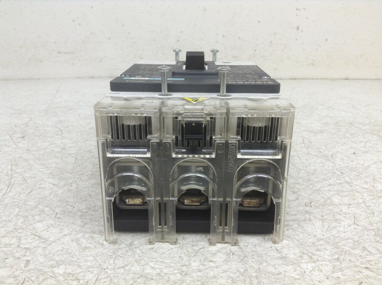 Siemens CFT3B100 3 Pole 100 Amp 600 V 250 VDC Breaker NFG3F250 NFGA (VT)