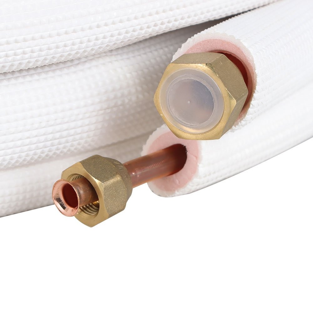 50FT Mini Split Line Set 3/8″ & 5/8″ Install Kit For Mini Split Heat Pump System