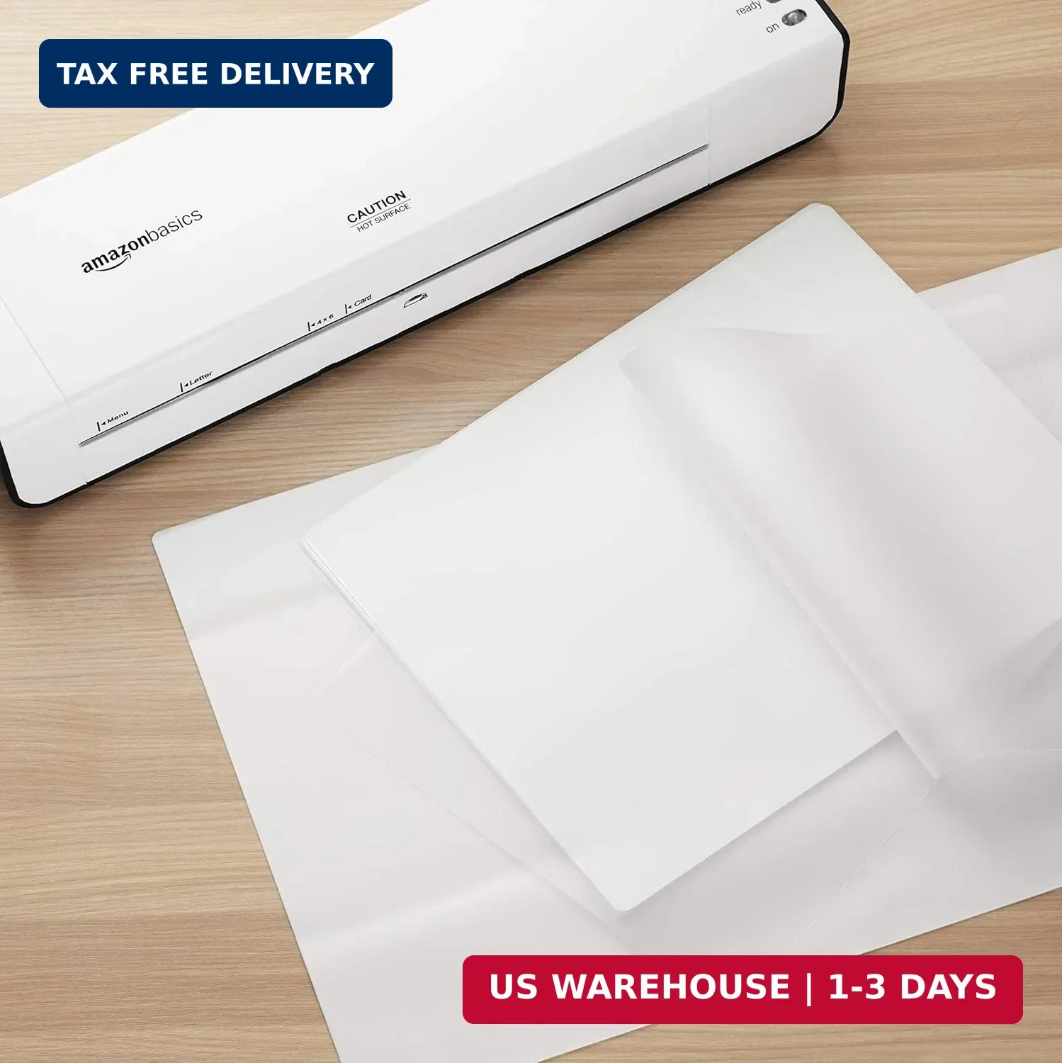 200 Pack Clear Letter Size Thermal Laminating Pouches 9 X 11.5 inch Sheets 5 Mil