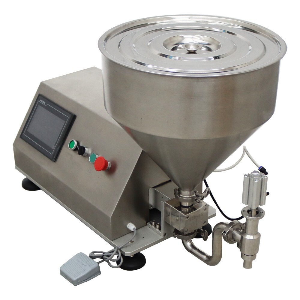Open Box! 110V 5-50000ml Gear Pump Paste Liquid Filling Machine w/Touch Screen