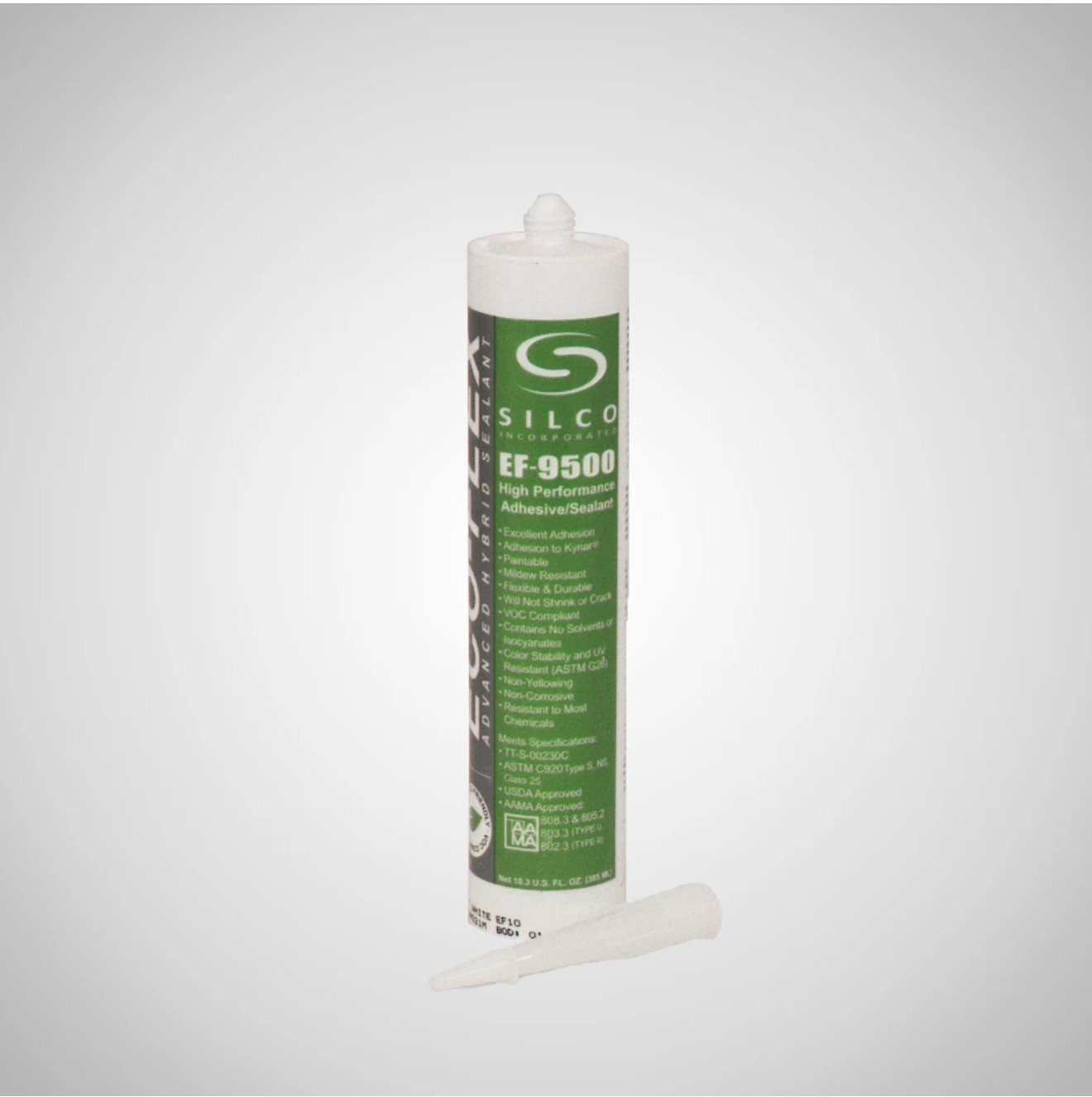 Eco Flex EF9500 High Performance Hybrid Sealant/Adhesive Case of 24, BLACK